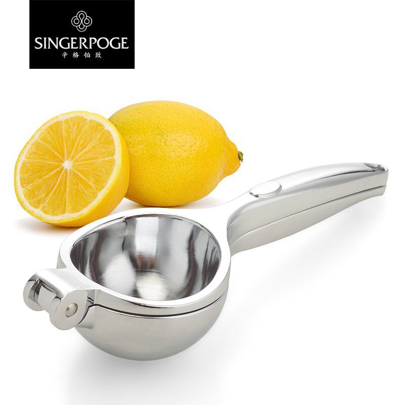 锌合金手动水果榨汁机加厚柠檬夹橙子家用压汁器婴儿迷你辅食原汁