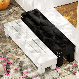 门口地面增高垫板脚踏户外木质台阶防滑厨房垫高踏板实木楼梯踏步