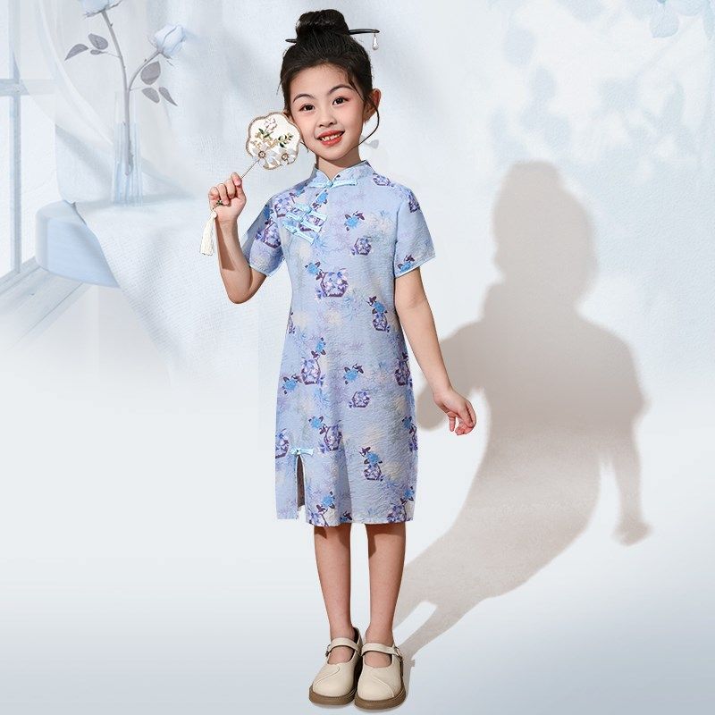 六一儿童朗诵合唱演出服服装新中式小学生夏季古风男女童旗袍汉服,童装/婴儿装/亲子装,儿童演出服,淘宝优惠券,粉丝福利购,淘宝优惠卷
