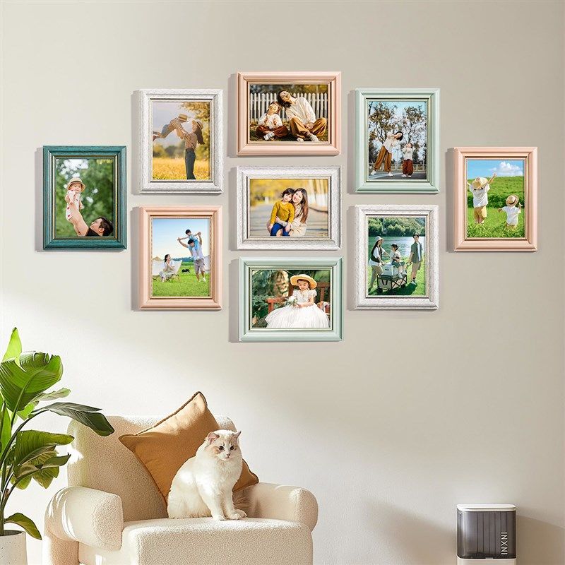 照片墙组合相框装饰创意客厅沙发背景墙情侣家庭相片墙高级感挂墙,家居饰品,相框/画框,淘宝优惠券,粉丝福利购,淘宝优惠卷