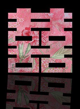 薰衣草之恋紫色大喜字结婚拍照道具婚房装饰套装床头客厅场景布置