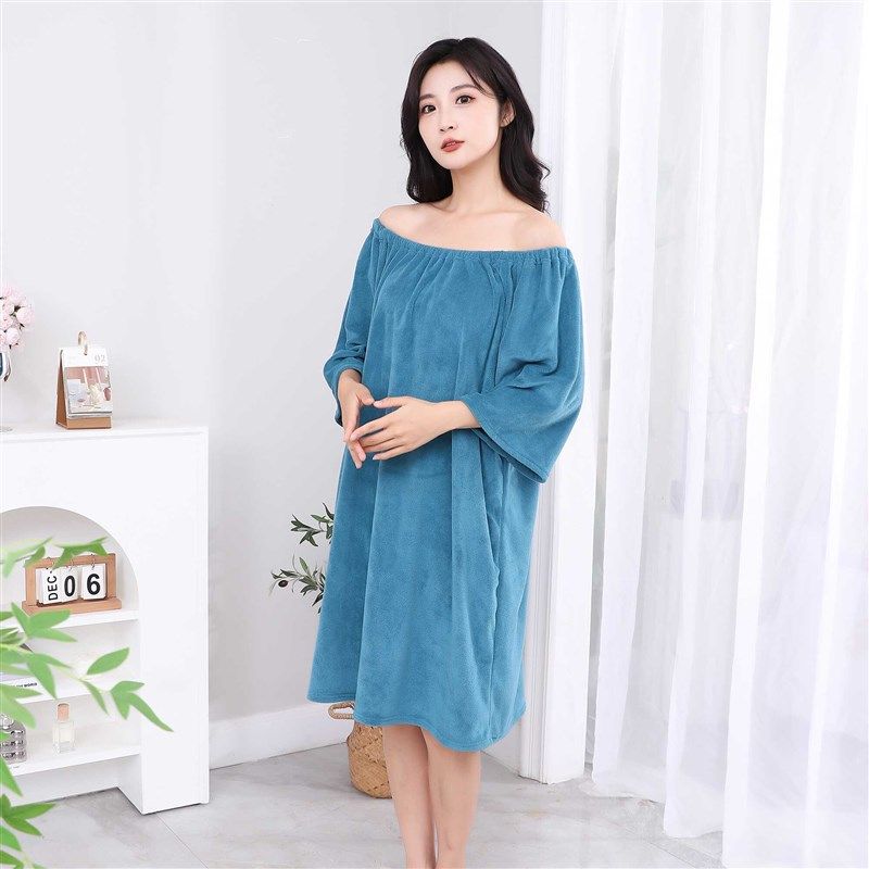 美容院按摩服套头浴裙客人服吸水浴巾裙头疗馆带袖中长款定制LOGO,居家布艺,浴裙/浴袍/浴衣,淘宝优惠券,粉丝福利购,淘宝优惠卷