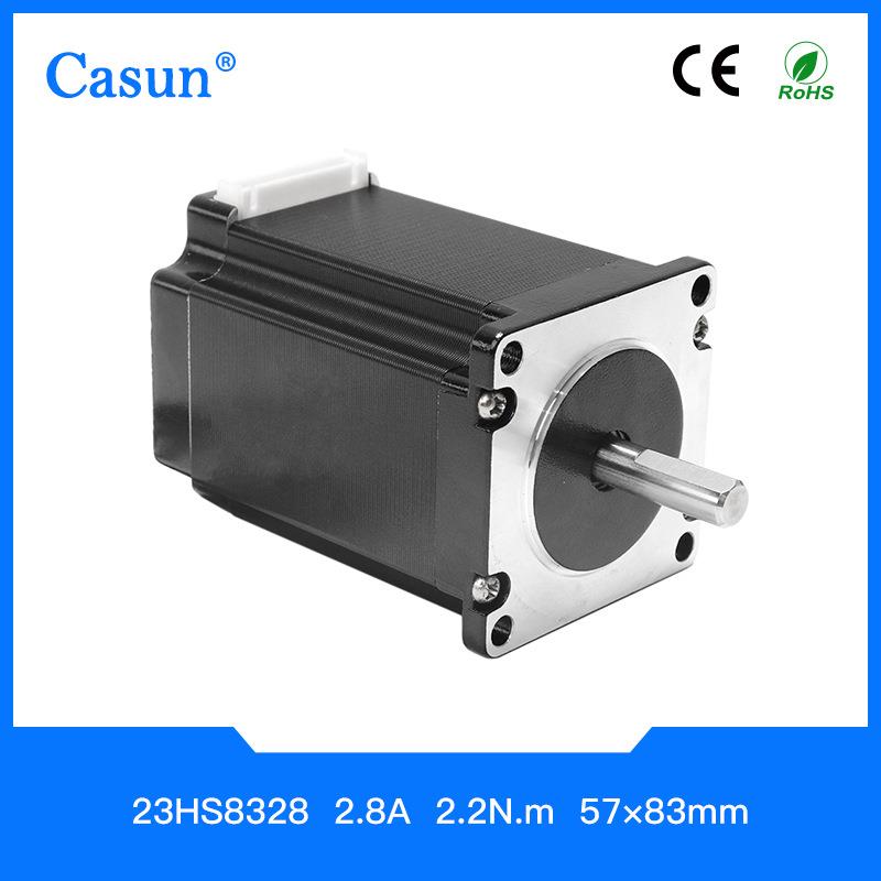 Nema23直发57步进电机83机身24V缝纫机CNC两相混合式步进马达