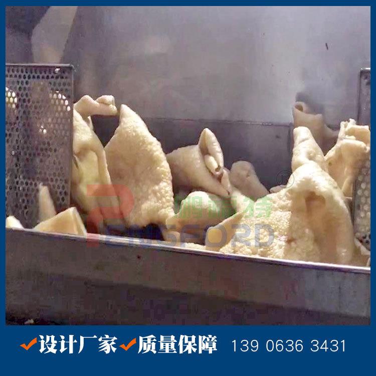 苏州肉皮油炸机 电加热肉皮油炸锅 猪皮油炸机器设备厂家