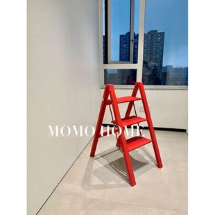 MOMO HOME家居梯子家用折叠梯加厚铝合金室内登高楼梯多功能