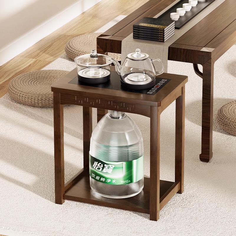 茶几小型家用户泡茶边几客厅沙发边柜烧水壶一体茶水柜水桶置物架