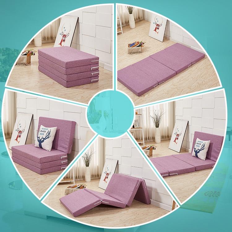 AYR加厚打地榻舖睡榻米海绵折叠垫床垫办公午休垫宿舍床午垫可拆