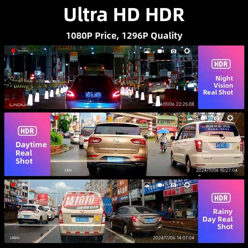 凌都驾驶记6录视仪2025全新4K高清夜车30度全景前后接双摄像头975