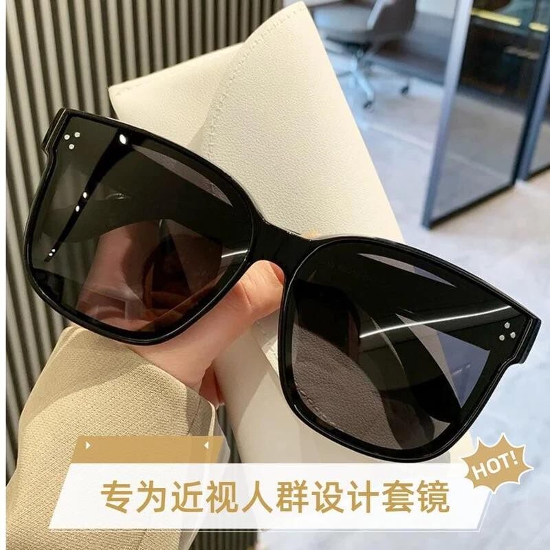 FarSet远集2套镜偏光太阳镜男女可套近视眼镜一镜二用开车潮墨镜