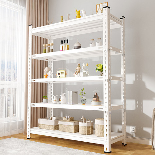 角钢货架多层置物架家用收纳阳台储物落地超市展示铁架子仓储仓库