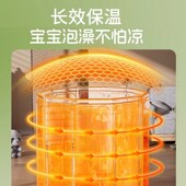 洗澡盆婴幼儿童家用折叠保温浴桶免安装 浴盆成人浴桶加厚浴缸坐盆