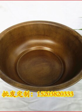 纯铜盆子黄铜盆手工盆加厚铜盆仿古盆洗脸盆足浴盆包邮铜盆结婚盆