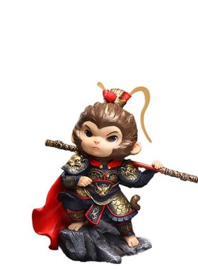 齐天大圣孙悟空摆件黑神话悟空手办玩偶汽车公仔玩具挂件桌面小