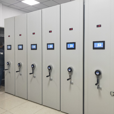 档案室手摇式密集架配件移动凭证档案柜文件柜电动智能密集柜厂家