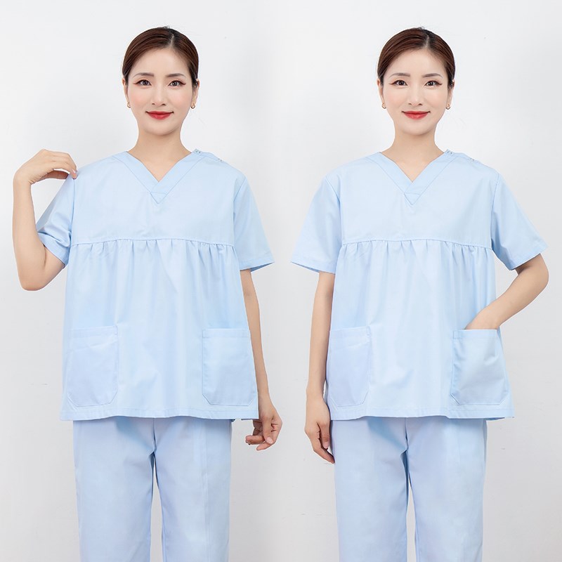 孕妇专用洗手衣女长袖薄款工作服短袖套装医院医生护士服手术衣服