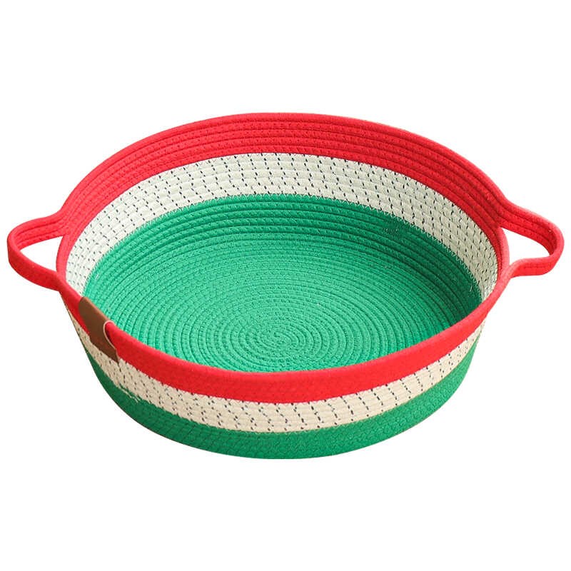 藤编网红大猫窝一体猫抓板四季通用宠物床窝耐抓耐磨编织窝可水洗