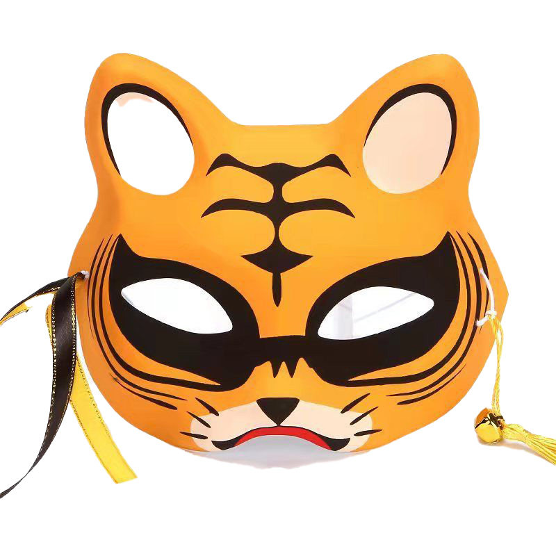 diy虎头面具小老虎头饰手工制作头套儿童男孩虎年元宵节表演道具,节庆用品/礼品,面具,淘宝优惠券,粉丝福利购,淘宝优惠卷