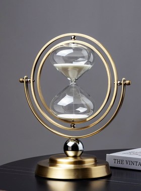 时间沙漏diy计时器创意桌面摆件北欧风房间书房办公室家居装饰品