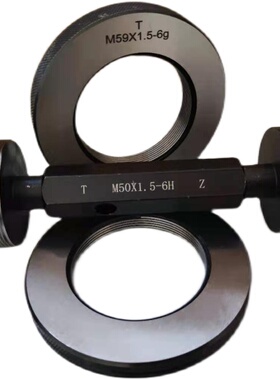 螺纹环规M100m105M110M115M120X0.75X1X1.5X2X3X4*6塞规 通止牙规