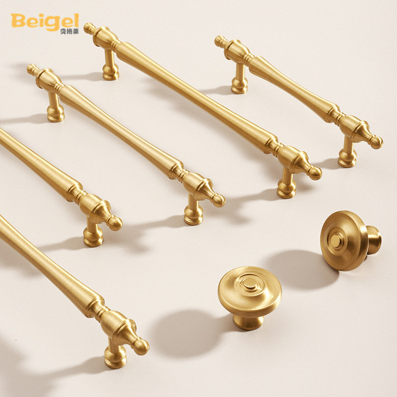 法式铜拉手纯铜柜门拉手衣橱门柜子抽屉门把手衣柜黄铜门拉手新款,基础建材,小拉手,淘宝优惠券,粉丝福利购,淘宝优惠卷