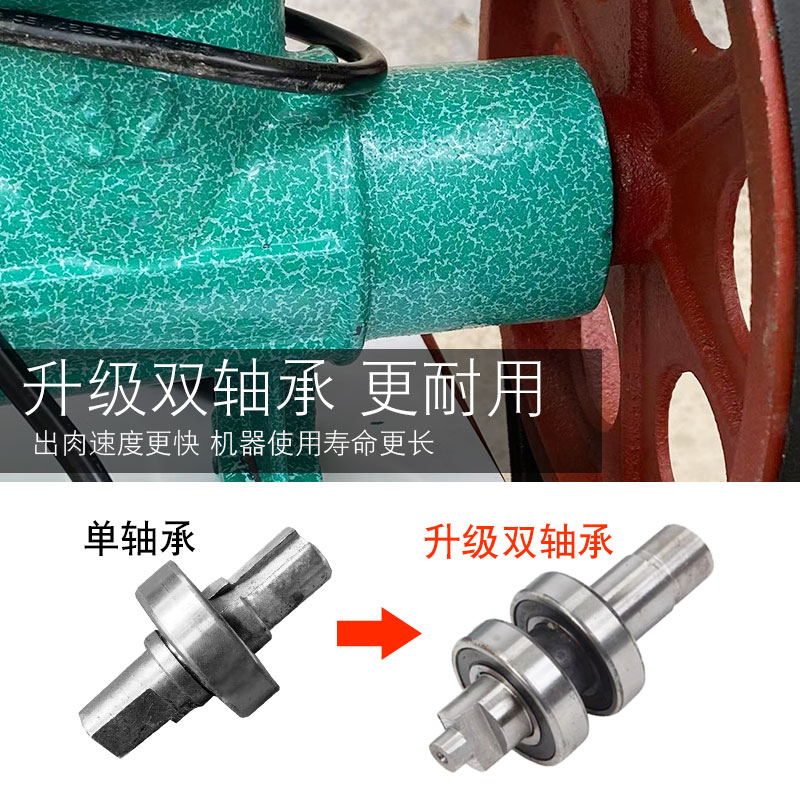 商用电动绞肉机大型碎骨机碎肉机绞鸡架绞辣椒绞糍粑和面家用养殖