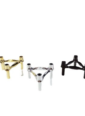 复古摆件创意分子结构金属设计师样板间拼接烛台