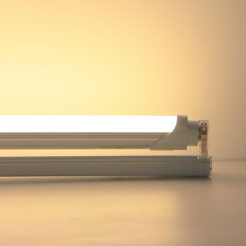 暖光灯管T光管LED长条日光三色黄白炽灯条家用圆形全