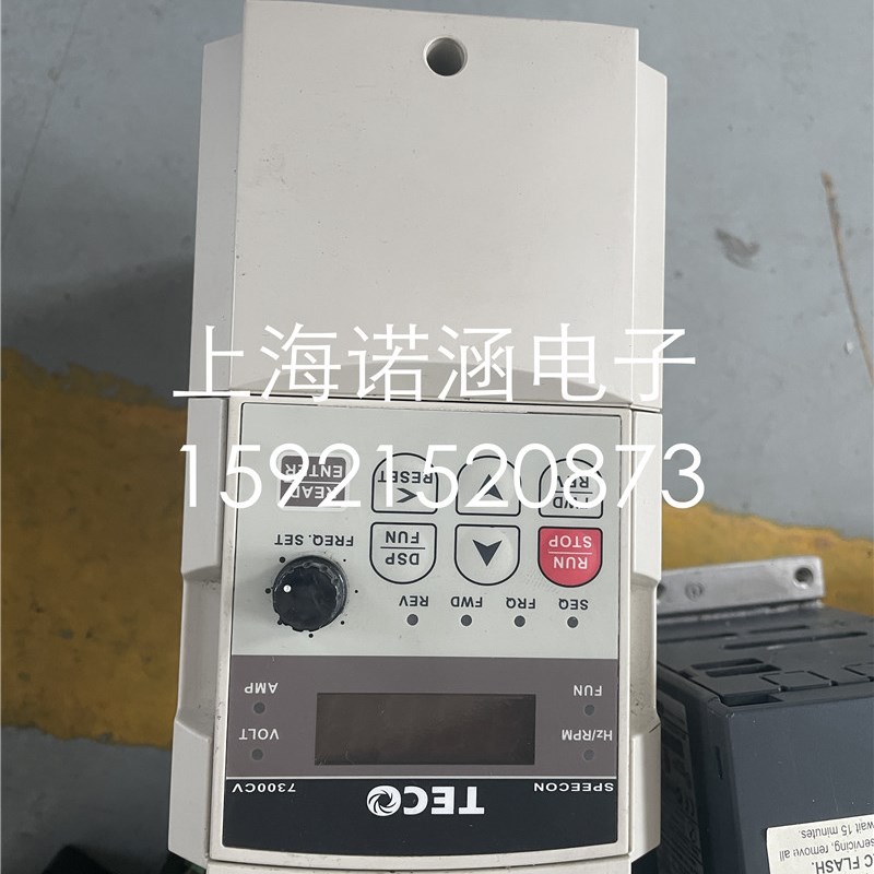 东元7300CV变频器 JNTHBCBA0001BE-U- 0.75KW 380V测试好变频器