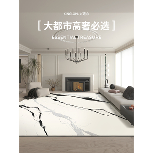 地毯客厅新款级感卧室床边毯沙发茶几仿羊绒地垫大面积全铺