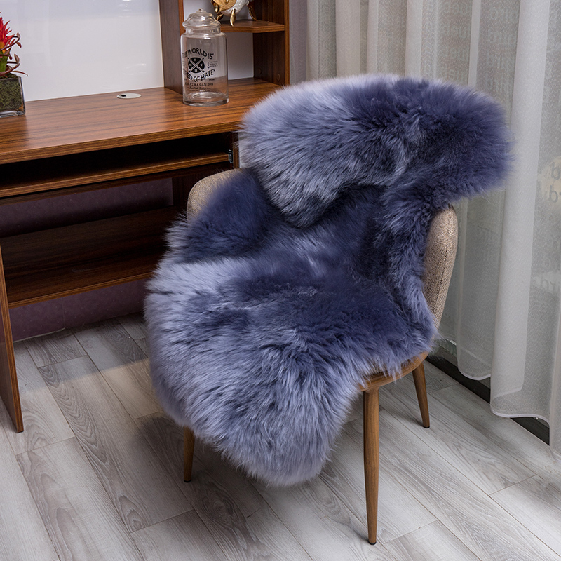 澳洲纯羊毛地毯沙发垫卧室皮毛一体羊毛椅垫飘窗垫整张羊皮羊毛垫