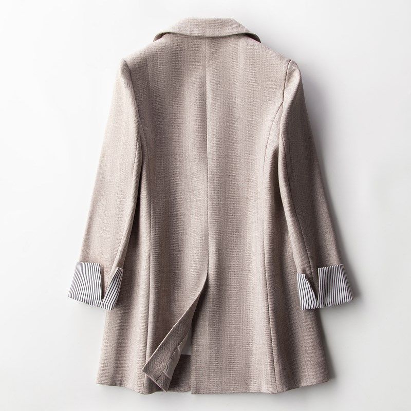 西装外套女2024新款小个子宽松大码春秋职业正装短款休闲西服套装