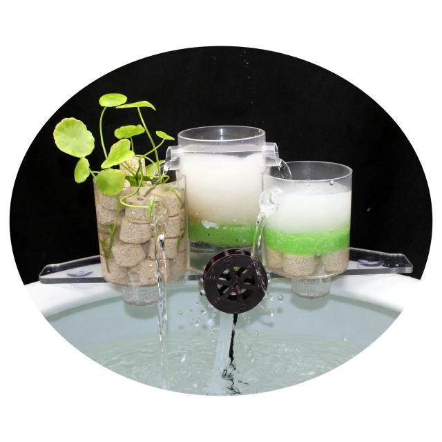 圆形缸鱼盆增氧过滤器陶瓷鱼缸吸便循环水过滤盒荷花水缸净水过滤,宠物/宠物食品及用品,过滤设备,淘宝优惠券,粉丝福利购,淘宝优惠卷