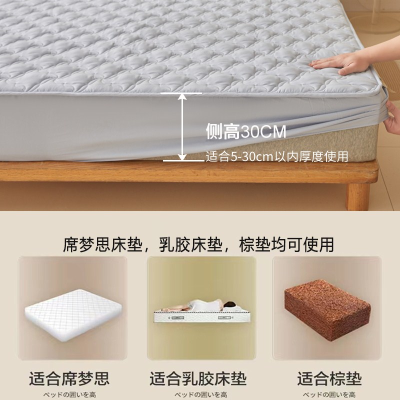 床笠款防滑床垫家用铺床褥垫被褥子床被保护垫软垫垫褥铺底1米8
