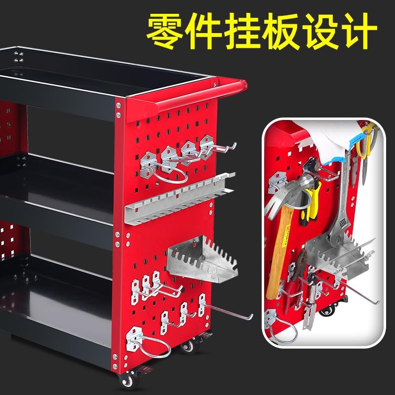 三层置物架流水线定做工作台带轮货架生产线工具车周转小推车仓库