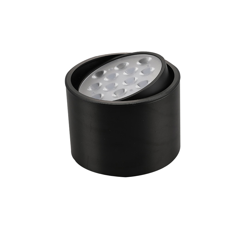 明装筒灯客厅圆形led射灯超薄阳台过道吊线可调角度3寸4寸5寸走廊