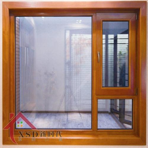 新款铝包木门窗欧式阳光房维盾断桥铝封阳台隔音隔热平开窗户