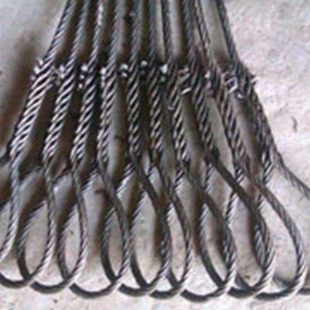 插套钢丝绳大货车拖车起重钢丝绳 绳套油丝绳起重拖车