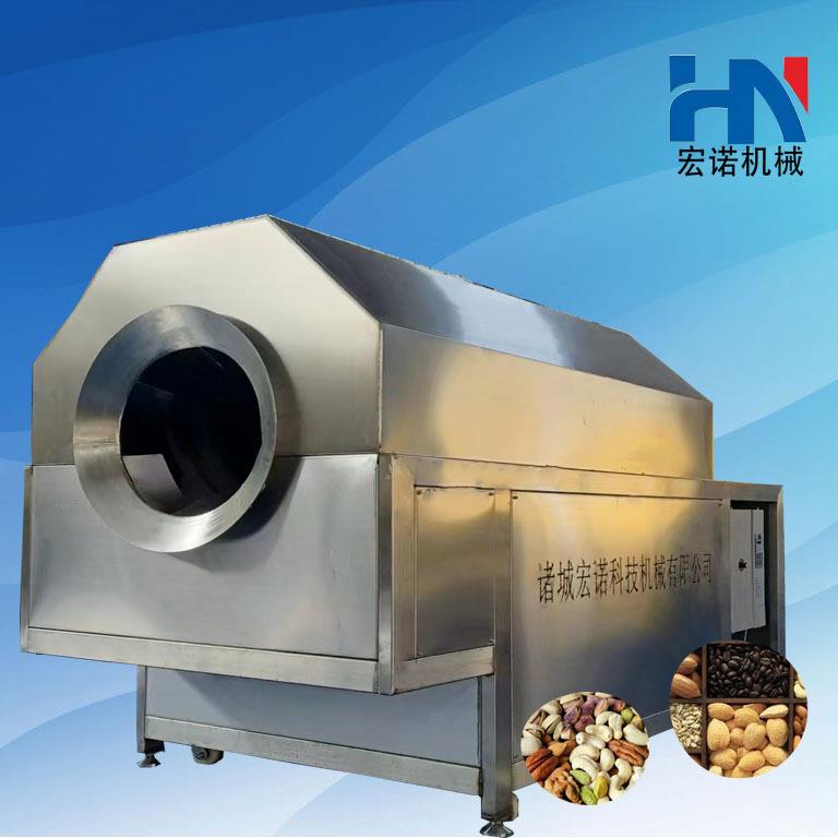 现货供应大型304不锈钢电磁加热炒芝麻机商用豆粕麦芽电磁炒货机