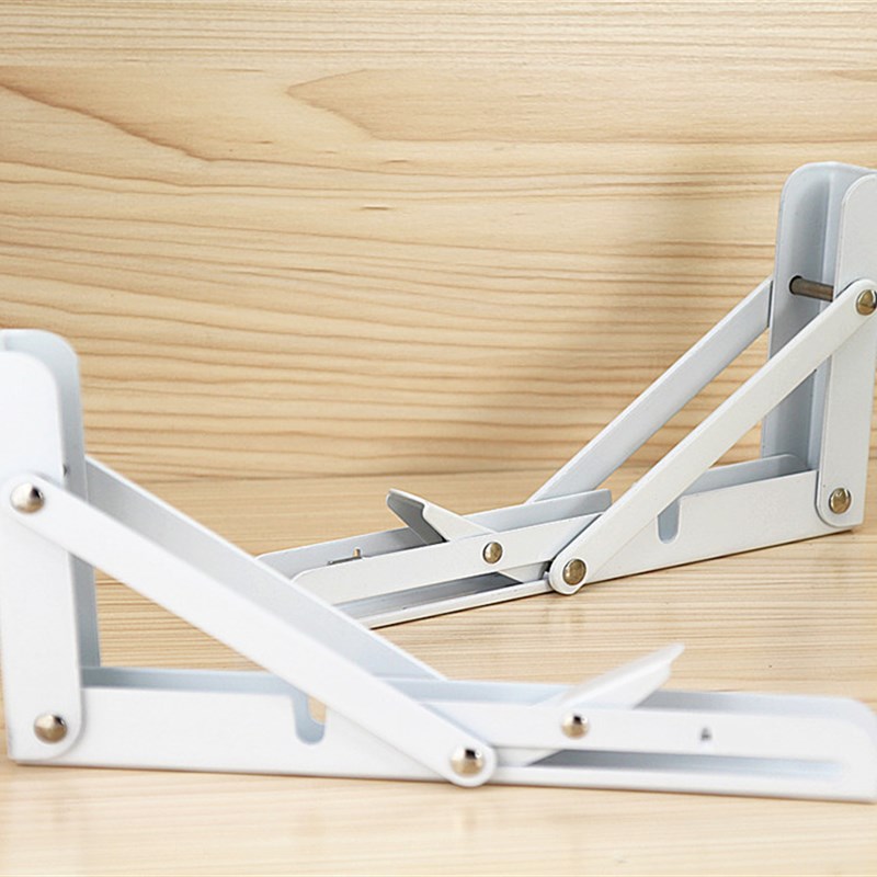 新款加厚可折叠支架三角支撑架弹簧托架隔板置物架九比架折叠书架