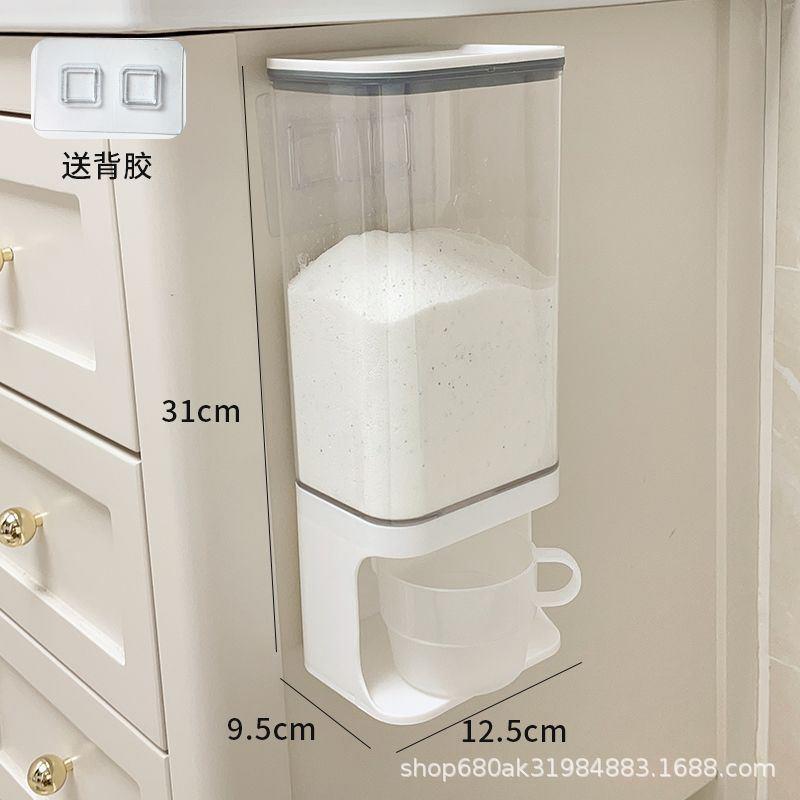 洗衣粉留香珠收纳盒壁挂