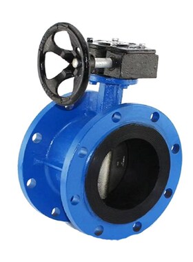 D341X-10/16Q/C涡轮法兰式蝶阀软密封手动蝶阀DN50 65 80 100 125