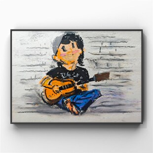 赵雷周边装饰画油画海报卧室挂画雷子民谣歌手摇滚宿舍专辑送朋友