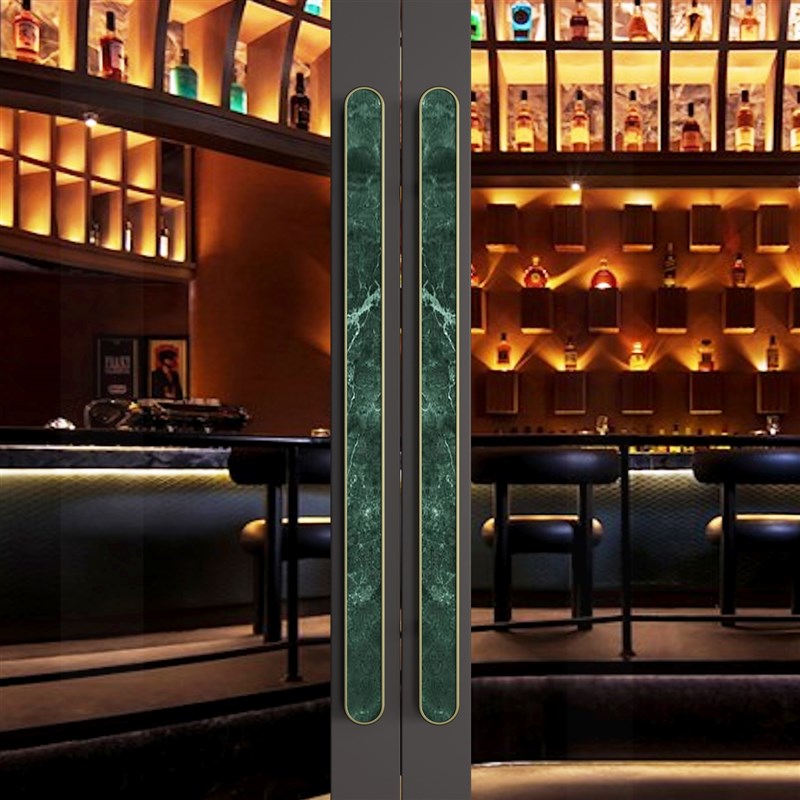 中式仿古铜大门拉手铝雕酒店宴会厅包厢实木门拉手高档玻璃门把手