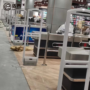 超市防盗门禁报警器服装店化妆品店商品防盗感应器声磁安检门适界