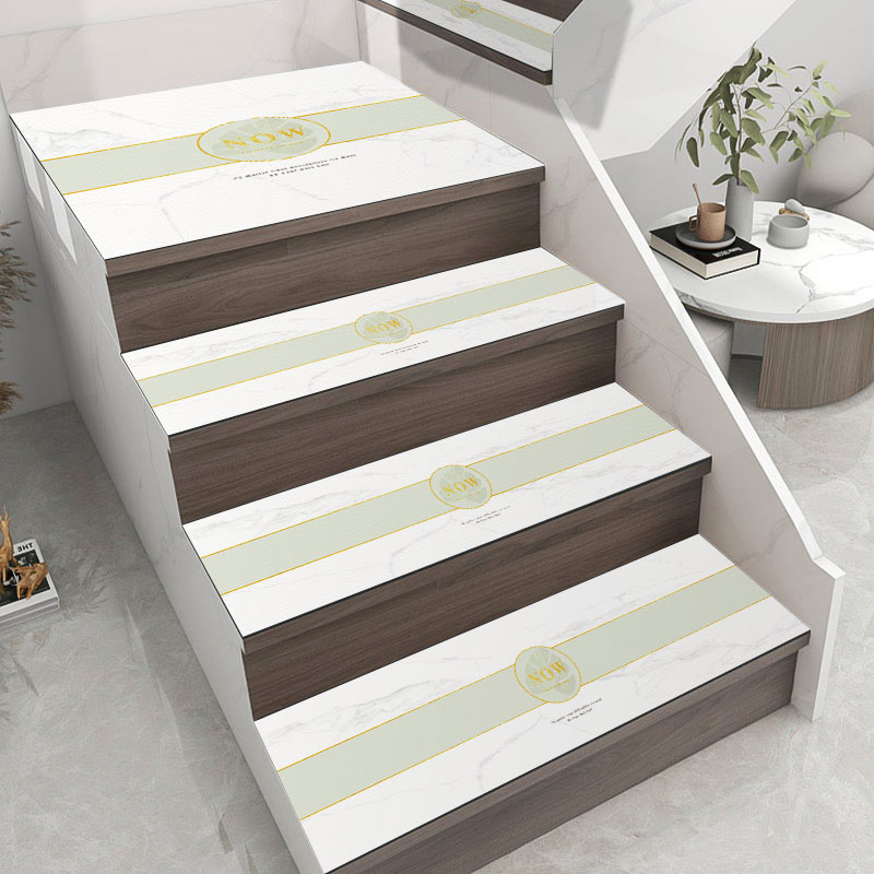 室内实木楼梯踏步垫高级免胶自粘楼梯专用大理石吸水皮革防滑地垫