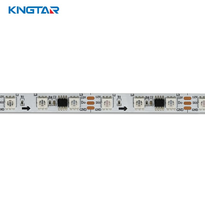 led WS2811全彩幻彩30灯60灯 5050贴片 内置IC可编程5V灯带