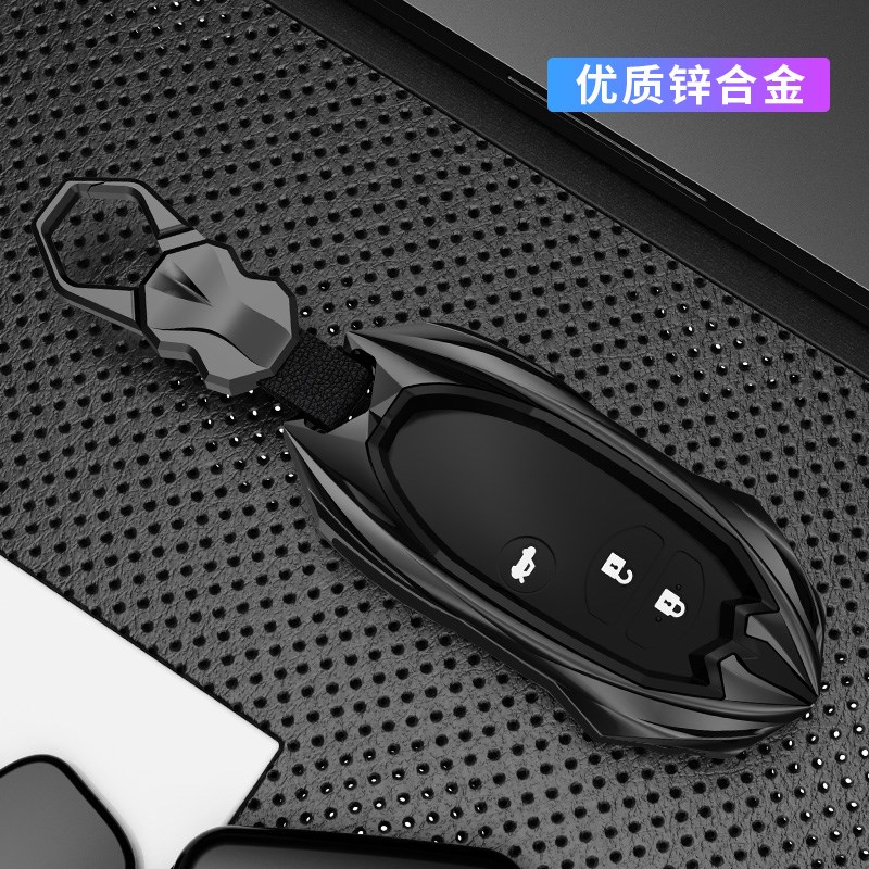 适用丰田钥匙套兰德酷路泽老6代凯美瑞霸道普拉多汉兰达车包扣壳