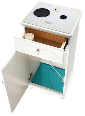 美凌达家用欧式实木全自动上水茶吧机饮水机立式客厅柜子遥控冰热