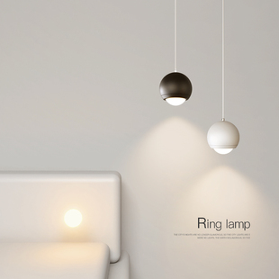 创意ld床头灯小吊灯现代卧室灯极简客厅灯吧台过道灯具