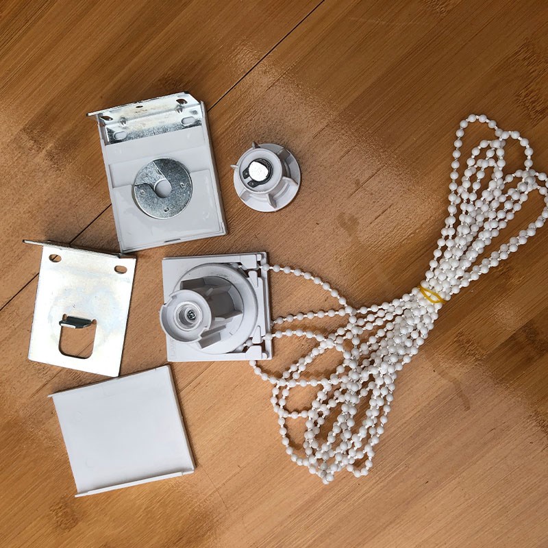 卷帘支架拉姆斯升降窗帘拉绳四方头安装码卷轴手动拉珠重型密